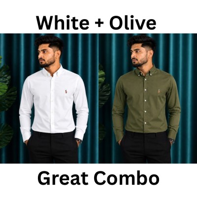 White + Olive