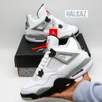 Air Jordan 4 White Cement